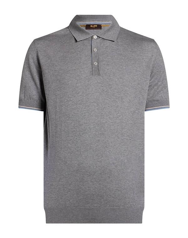 ムーレー メンズ トップス ポロシャツ MOORER Gray グレー