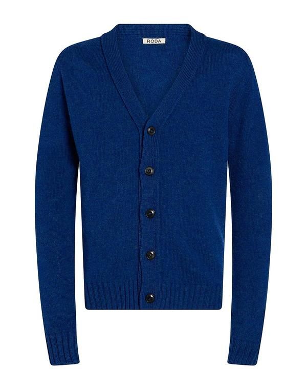 ロダ メンズ アウター カーディガン RODA Bright Blue ブルー