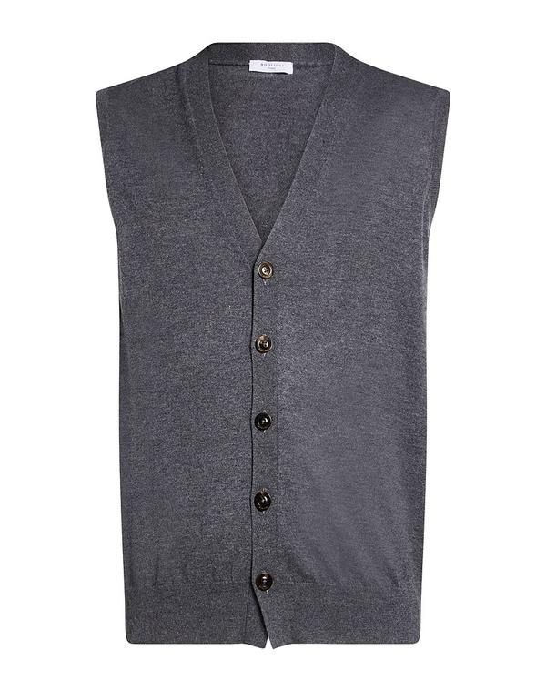 ボリオリ メンズ アウター カーディガン カシミヤニット BOGLIOLI Charcoal チャコール 103,840円