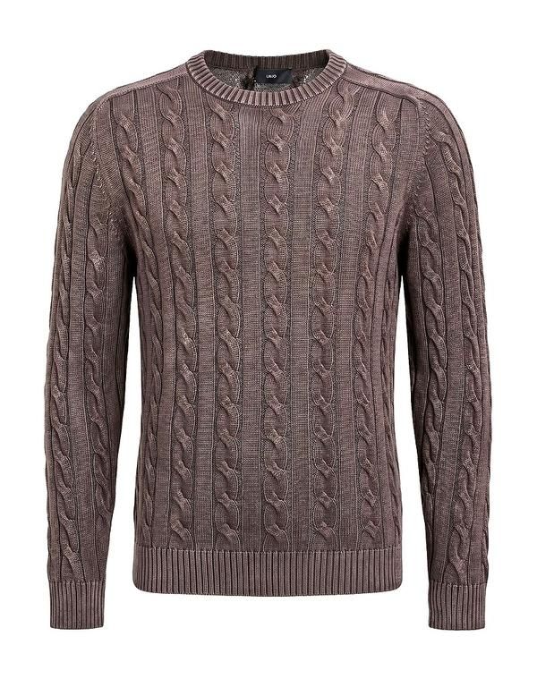 リュージョマン メンズ トップス シャツ プルオーバー LIU JO MAN Taupe トープ