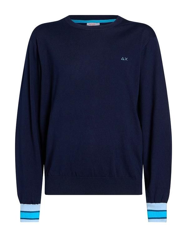 サンシックスティーエイト メンズ トップス シャツ プルオーバー SUN 68 Navy ネイビー