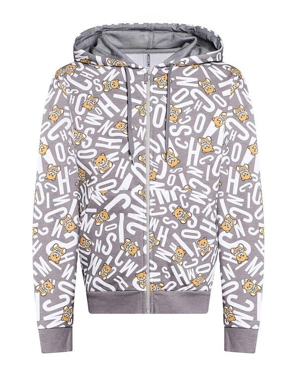 モスキーノ メンズ アウター パーカー・スウェット MOSCHINO Gray グレー