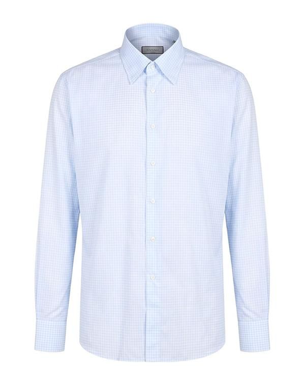 カナーリ メンズ トップス シャツ CANALI Sky Blue ブルー