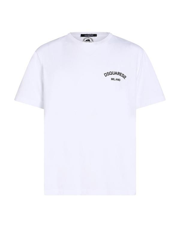 ディースクエアード メンズ トップス Tシャツ DSQUARED2 White ホワイト