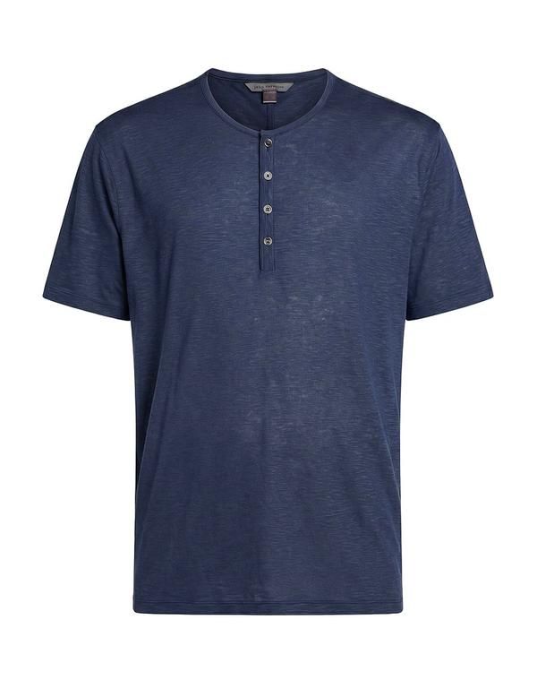 ジョンバルベイトス メンズ トップス Tシャツ JOHN VARVATOS Navy ネイビー