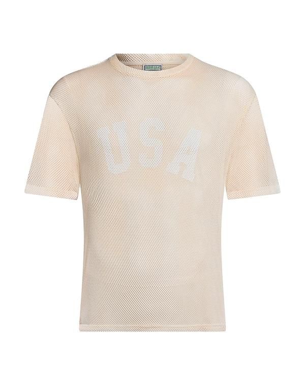 ゲス メンズ トップス Tシャツ GUESS Ivory アイボリー