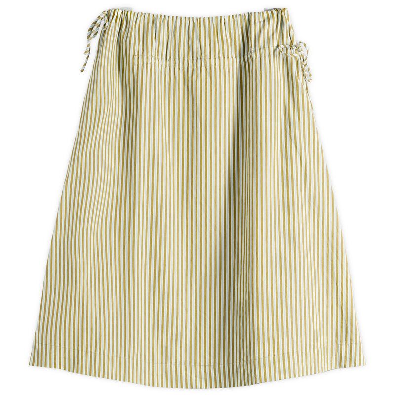 ダムソンマダー レディース ボトムスカート ミディ Damson Madder Caspia Volume Midi Skirt Basil 18,965円