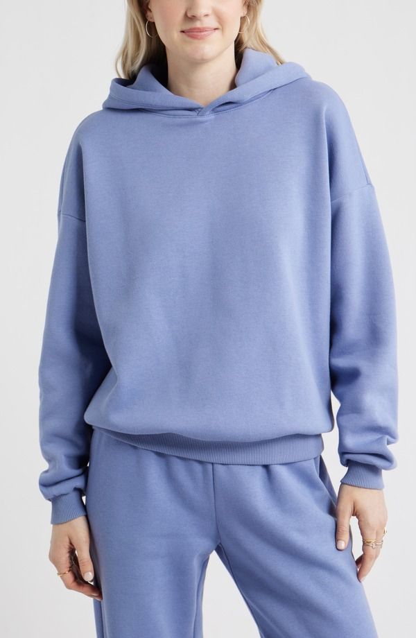 ビーピー レディース アウター パーカー・スウェット フリース BP Relaxed Fleece Hoodie BLUE FROST ブルー