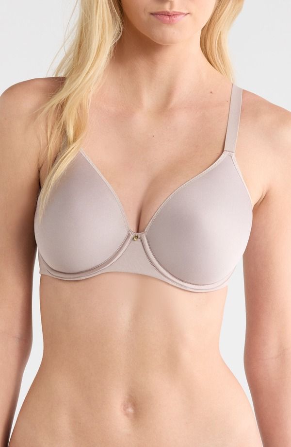シャンテル レディース トップス Tシャツ Chantelle Lingerie Comfort Chic Back Smoothing TShirt Bra MINERAL GREY グレー