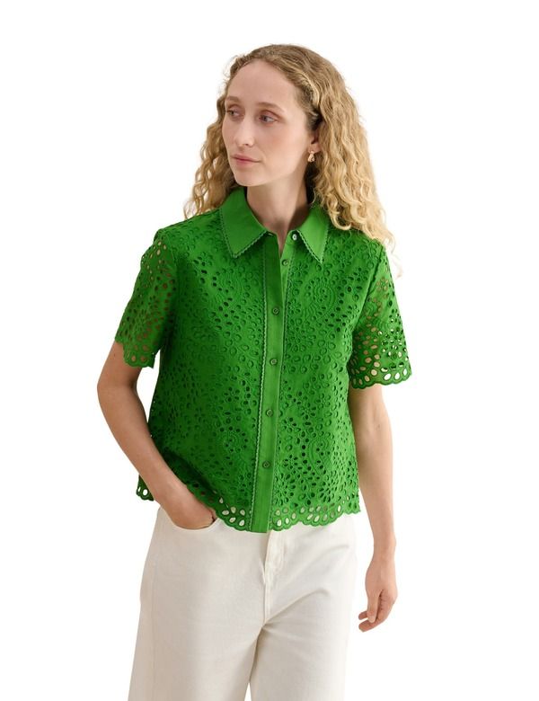 ホッブスロンドン レディース トップス シャツ HOBBS LONDON Caroline Short Sleeve Loose Fit Shirt Emerald Green グリーン 31,720円