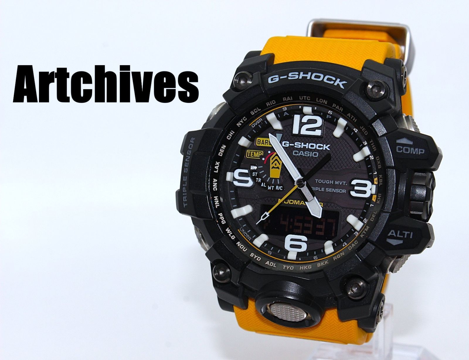 『VRW-2058』☆時計☆CASIO (カシオ)☆GWG-1000☆G-SHOCK☆BK文字盤 メンズ ソーラー 稼働品☆