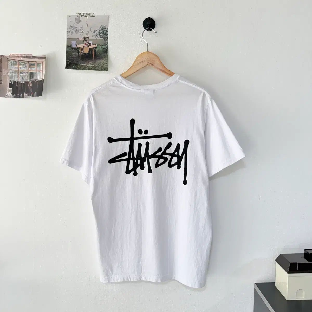 L Stussy ビックロゴ Tシャツ