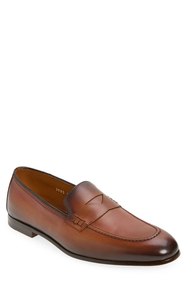 ドンカルズ メンズ シューズ ローファー Doucals Panarea Penny Loafer Men DECO CARAMEL