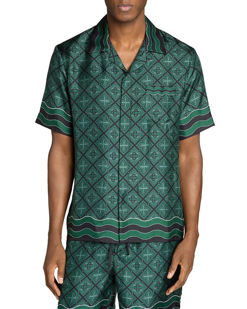 カサブランカ メンズ トップス シャツ Casablanca Radiating Monogram Shirt Radiating Monogram