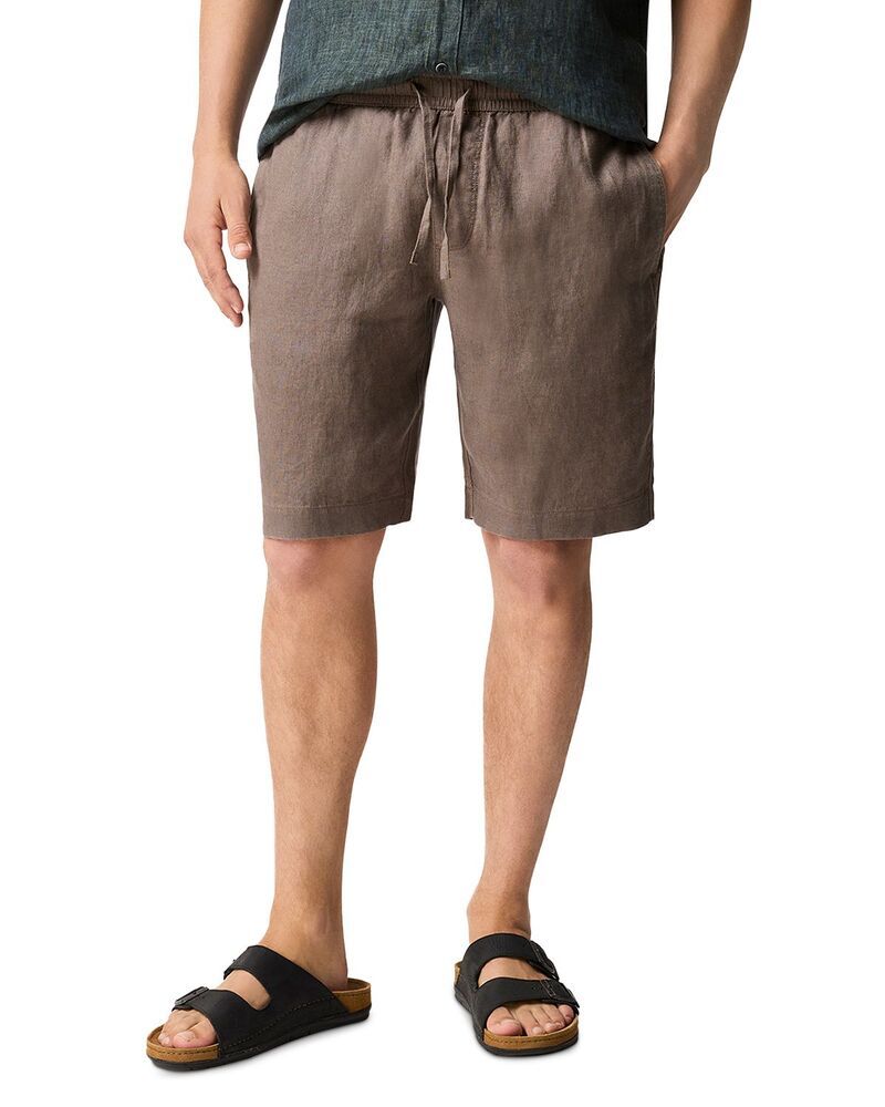 ロッドアンドグン メンズ ボトムス ハーフパンツ・ショーツ ショートパンツ リネン Rodd Gunn Linen 9 Resort Shorts Driftwood