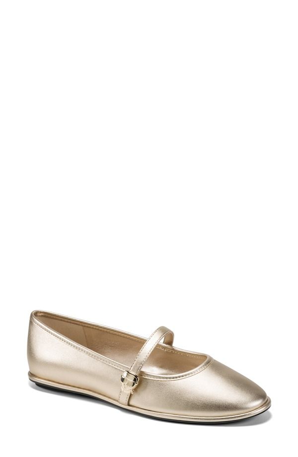 カール ラガーフェルド レディース シューズ パンプス KARLAGERFELD PARIS Vivendel Mary Jane Flat Women WHITE GOLD ホワイト