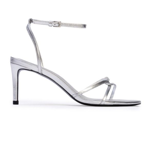 ブラックスエードスタジオ レディース シューズ ヒール サンダル BLACK SUEDE STUDIO Miley 70 Sandal Women Silver Metallic Leather シル 59,840円