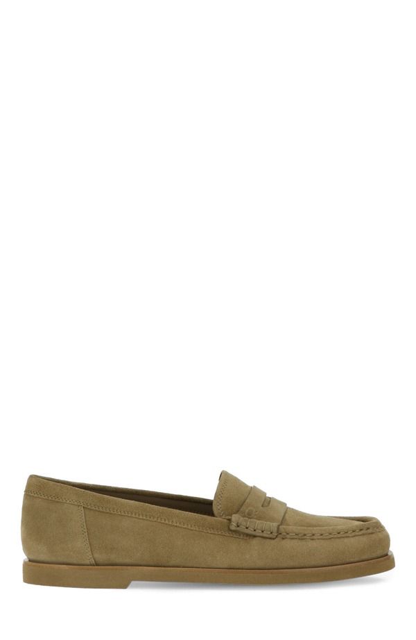 ジャンヴィト ロッシ レディース シューズ スニーカー Gianvito Rossi Vernon Mocassin Women Brown Leather ブラウン