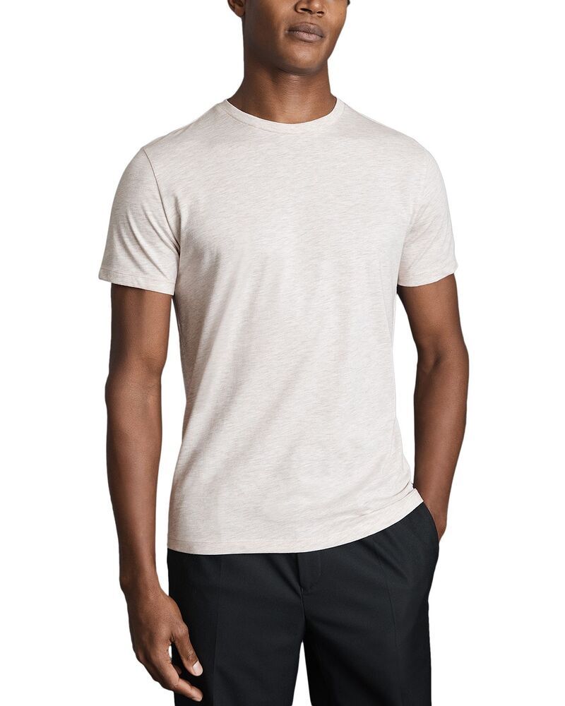 レイス メンズ トップス Tシャツ クルーネック REISS Bless Crewneck Tee Wheat Melange 13,485円