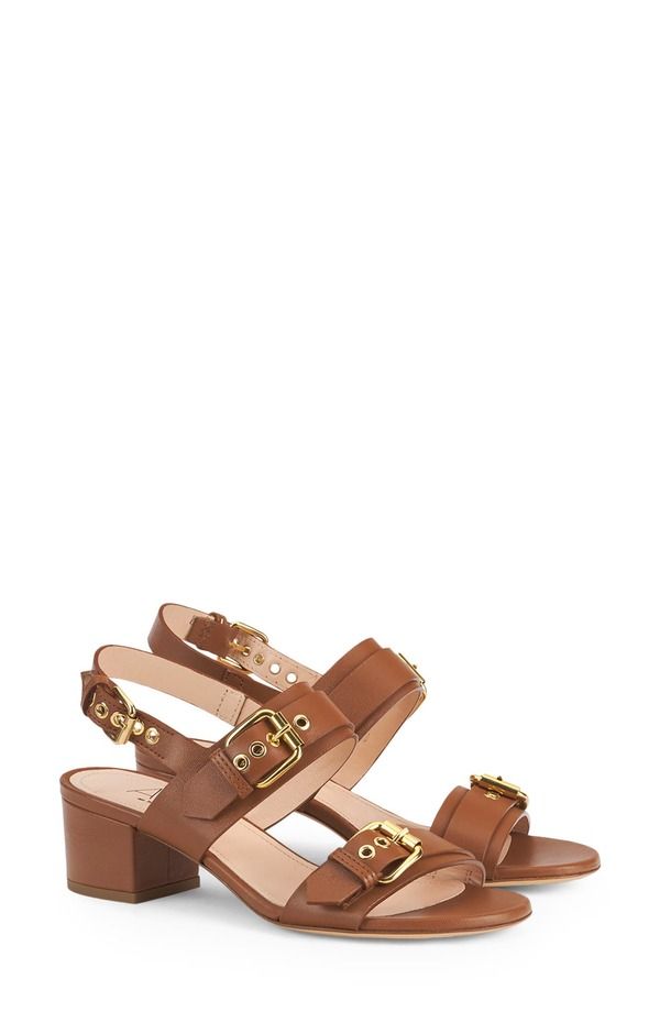エージーエル レディース シューズ パンプス サンダル AGLala Strapsandal with Buckles Women BRANDY
