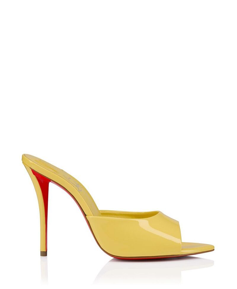 クリスチャン・ルブタン レディース シューズ サンダル Christian Louboutin Womens Miss Z Mule 100mm Sandals Vanilla