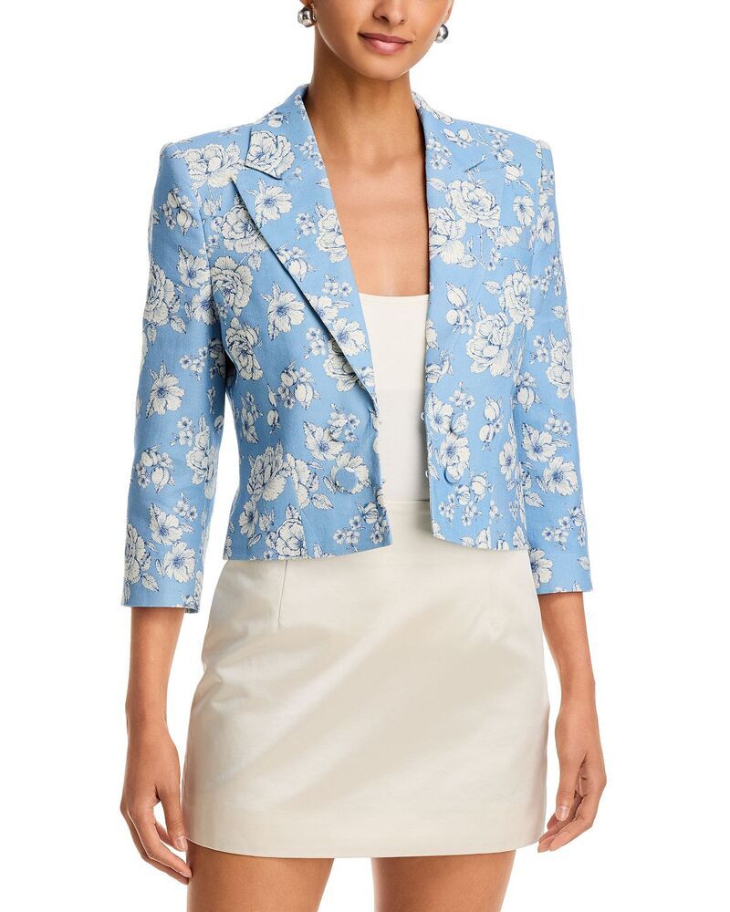 ジェネレーションラブ レディース アウター ジャケット・ブルゾン ブレザー Generation Lovemmeline Blazer Heritage Toile BlueWhite ホワイト