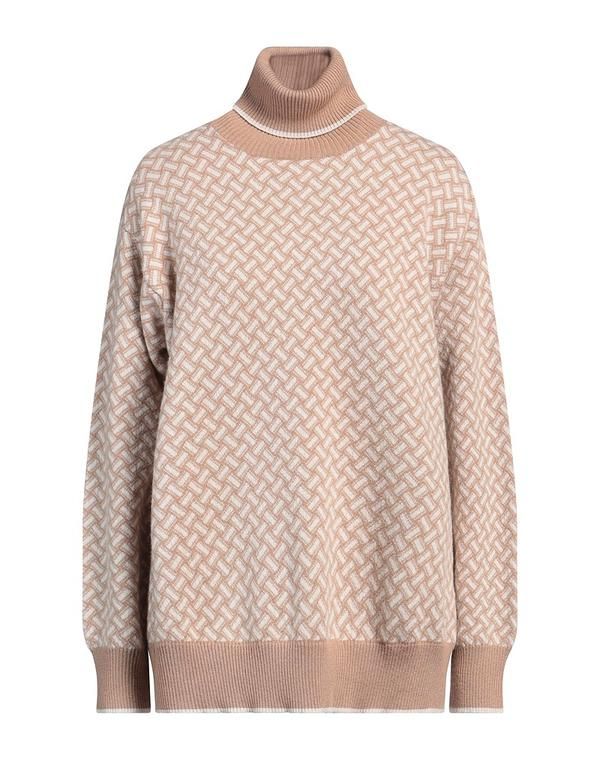 ドルモア レディース アウター ニット・セータートルネック DRUMOHR Beige ベージュ
