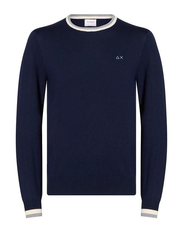 サンシックスティーエイト メンズ トップス シャツ プルオーバー SUN 68 Navy ネイビー