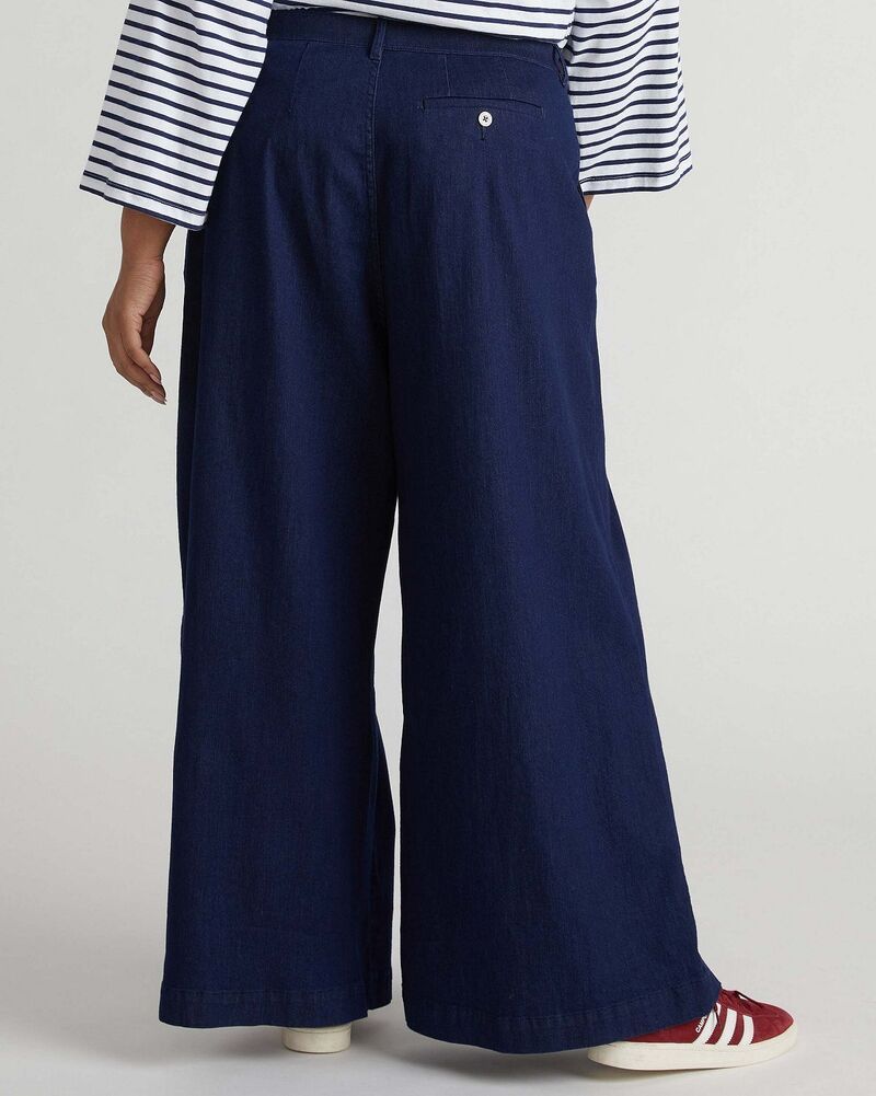 ユニバーサル スタンダード レディース ボトムス カジュアルパンツ ワイドレッグ プラスサイズ デニム Universal Standard Plusize Denim Wide Leg Pant B