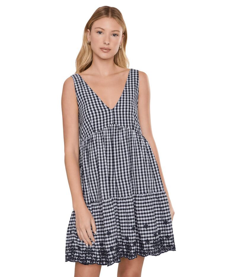 スプレンディット レディース トップス ワンピース ミニ Splendid Mini Tier Dress NavyWhite ホワイト 28,470円
