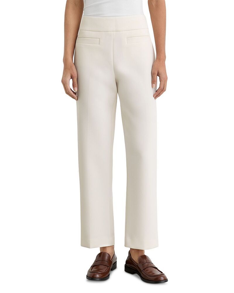 レイス レディース ボトムス カジュアルパンツ プチ REISS Petites Rosemary Tape red Pants Cream クリーム