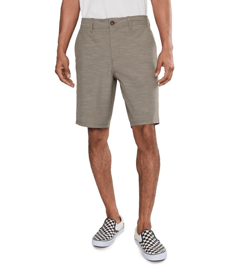オニール メンズ ボトムス ハーフパンツ・ショーツ ショートパンツ ONeill 20 Portola Slub Check Shorts Khaki カーキ