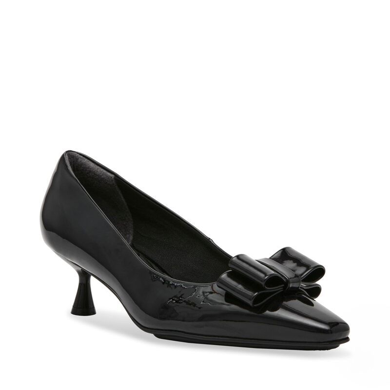 アンクライン レディース シューズ ヒール Anne Klein Theresa Black Patent ブラック