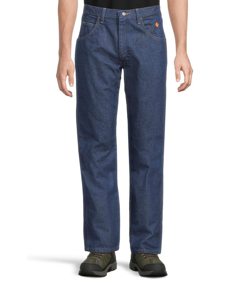 ラングラー メンズ ボトムス デニムパンツ リラックスフィット ジーンズ Wrangler Flame Resistant Relaxed Fit Cowboy Cut Jeans Prewash