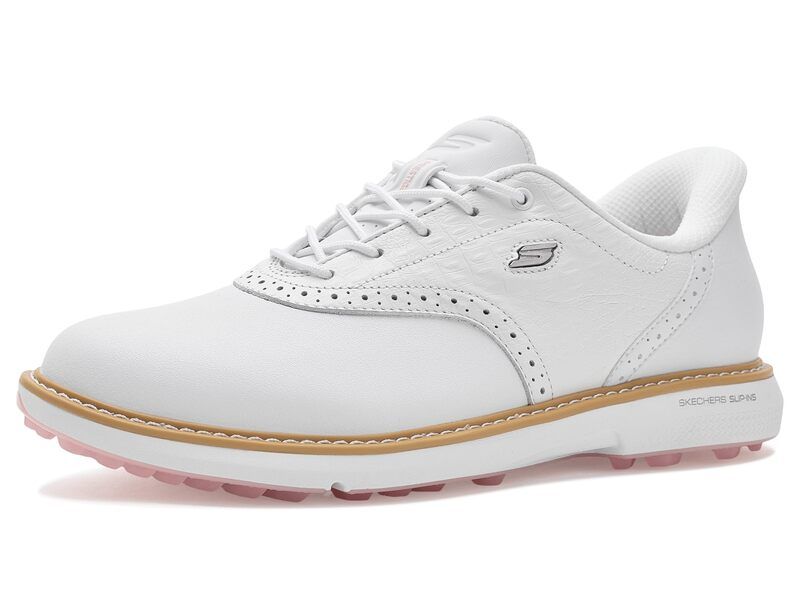 スケッチャーズ レディース シューズ スニーカー Skechers GOLF Prestige SLipIn Archfit Golf Shoe WhitePink ホワイト