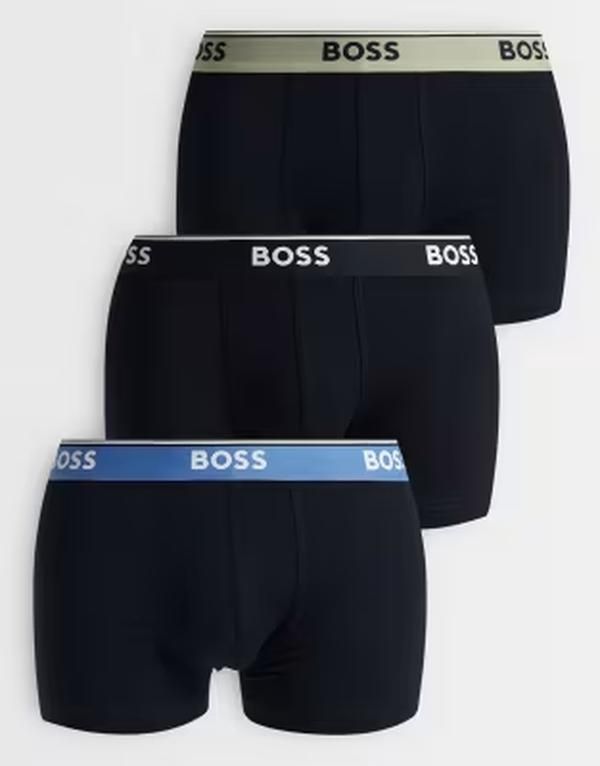 ボス メンズ アンダーウェア ボクサーパンツ BOSS Bodywearevive 3pack boxer briefs in multi Black ブラック 18,801円