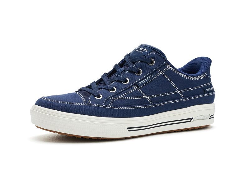 スケッチャーズ レディース シューズ スニーカー Skechers Arch Fit ArcadeSee Ya There HandsFree SlipIns Navy ネイビー