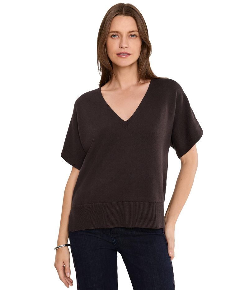 リヴァプール ロサンゼルス レディース アウター ニット・セーター Vネック Liverpoolos Angeleshort Sleeve VNeck Dolman Popover Sweater w