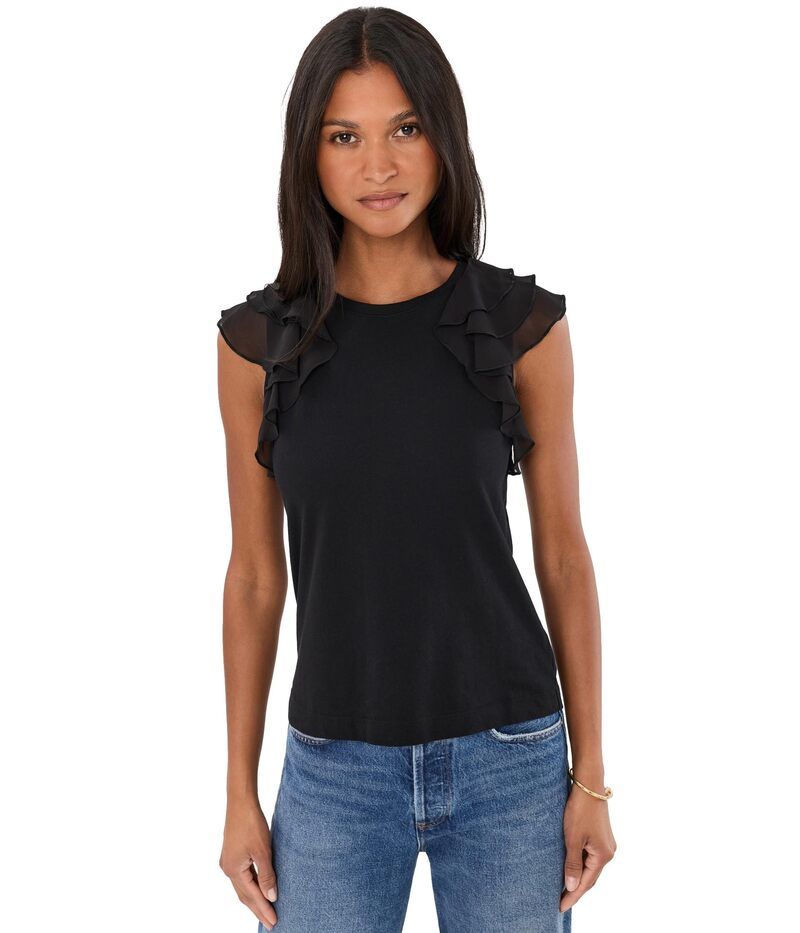 ニックプラスゾーイ レディース トップス シャツ シフォン Niczoe Chiffon Driftop Black Onyx ブラック
