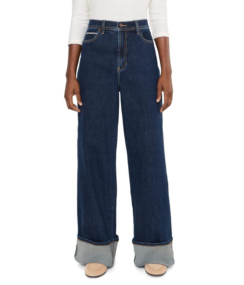 リヴァプール ロサンゼルス レディース ボトムス デニムパンツ ワイドレッグ ジーンズ Liverpoolos Angeles Morgan HighRiselvedge Cuffed Wide Le