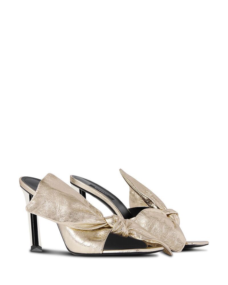 ジバンシー レディース シューズ サンダル Givenchy Womens Boudoir Bow 95 Sandals Golden