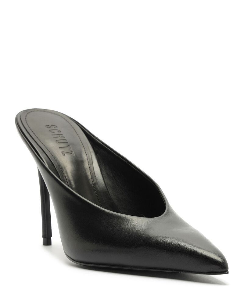 シュッツ レディース シューズ パンプス SCHUTZ Womens Loren Calf Hair Pointed Pumps Black ブラック