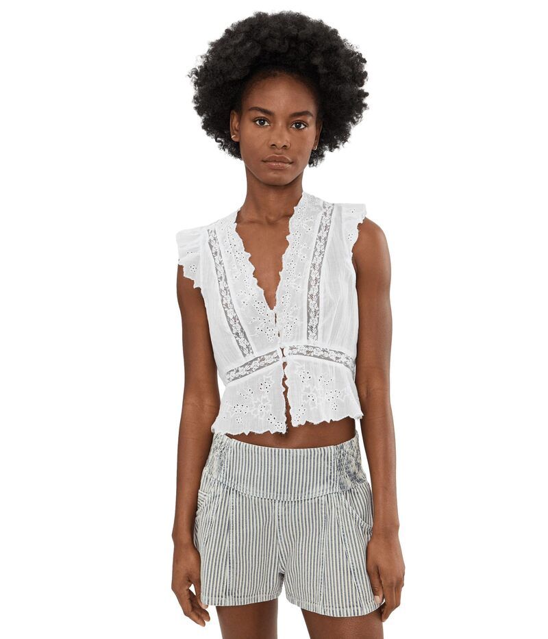 フリーピープル レディース トップス シャツ Free People Day Dreamer Top Ivory アイボリー