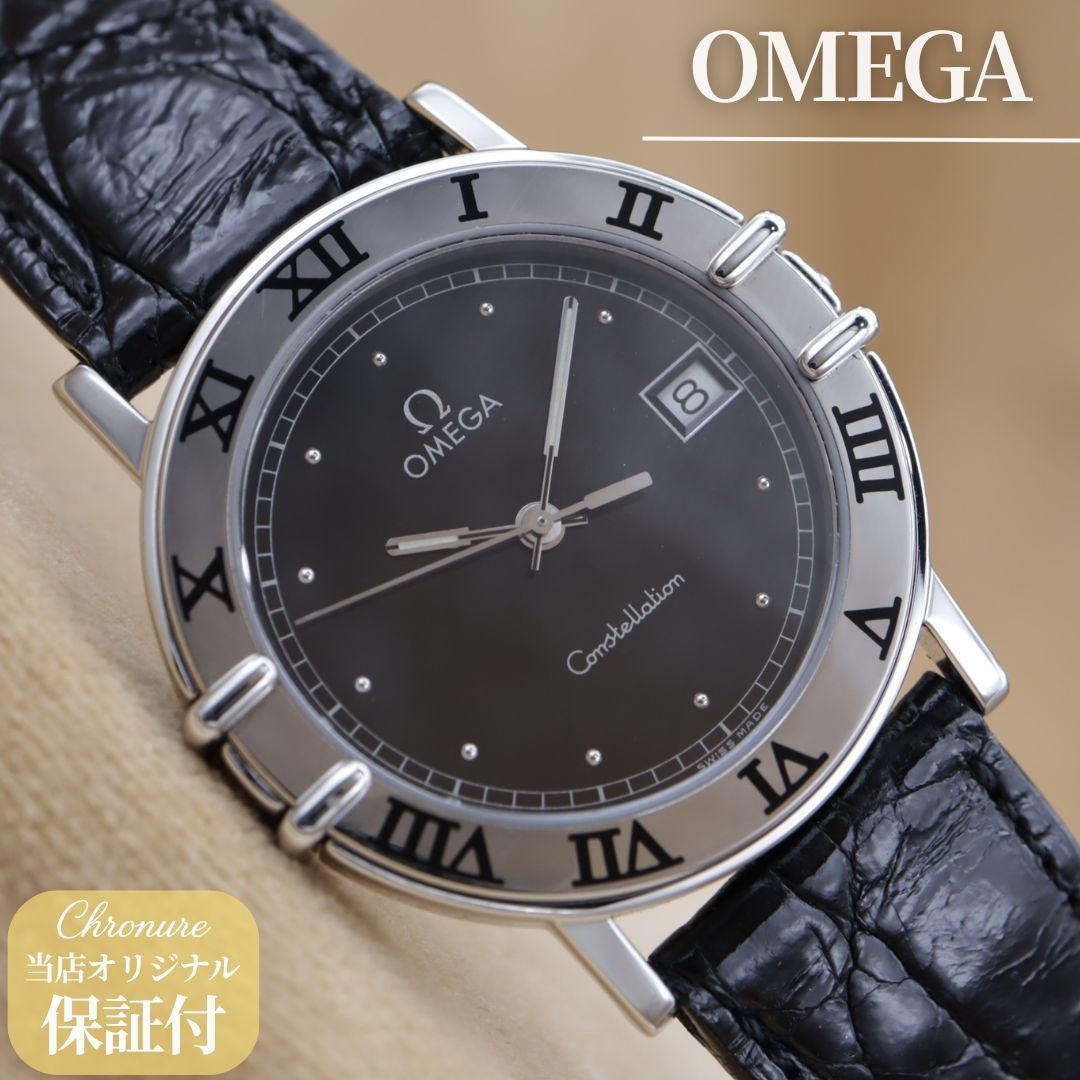 オメガ コンステレーション cal.1438 196 1080/196 1072 OMEGA Constellation ユニセックス クォーツ 34mm 1989年 電池交換済 【6ヶ月保証】 CH663