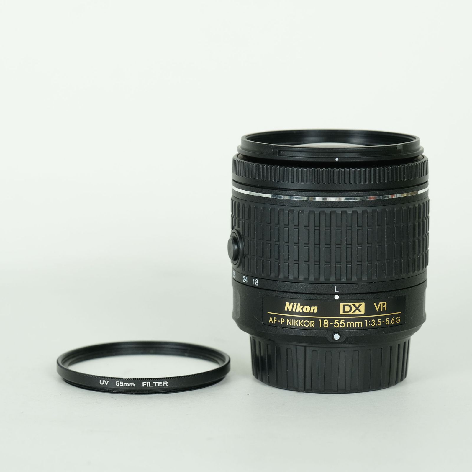 [良品 | フィルター付] Nikon AF-P DX NIKKOR 18-55mm F3.5-5.6G VR | Nikon Fマウント
