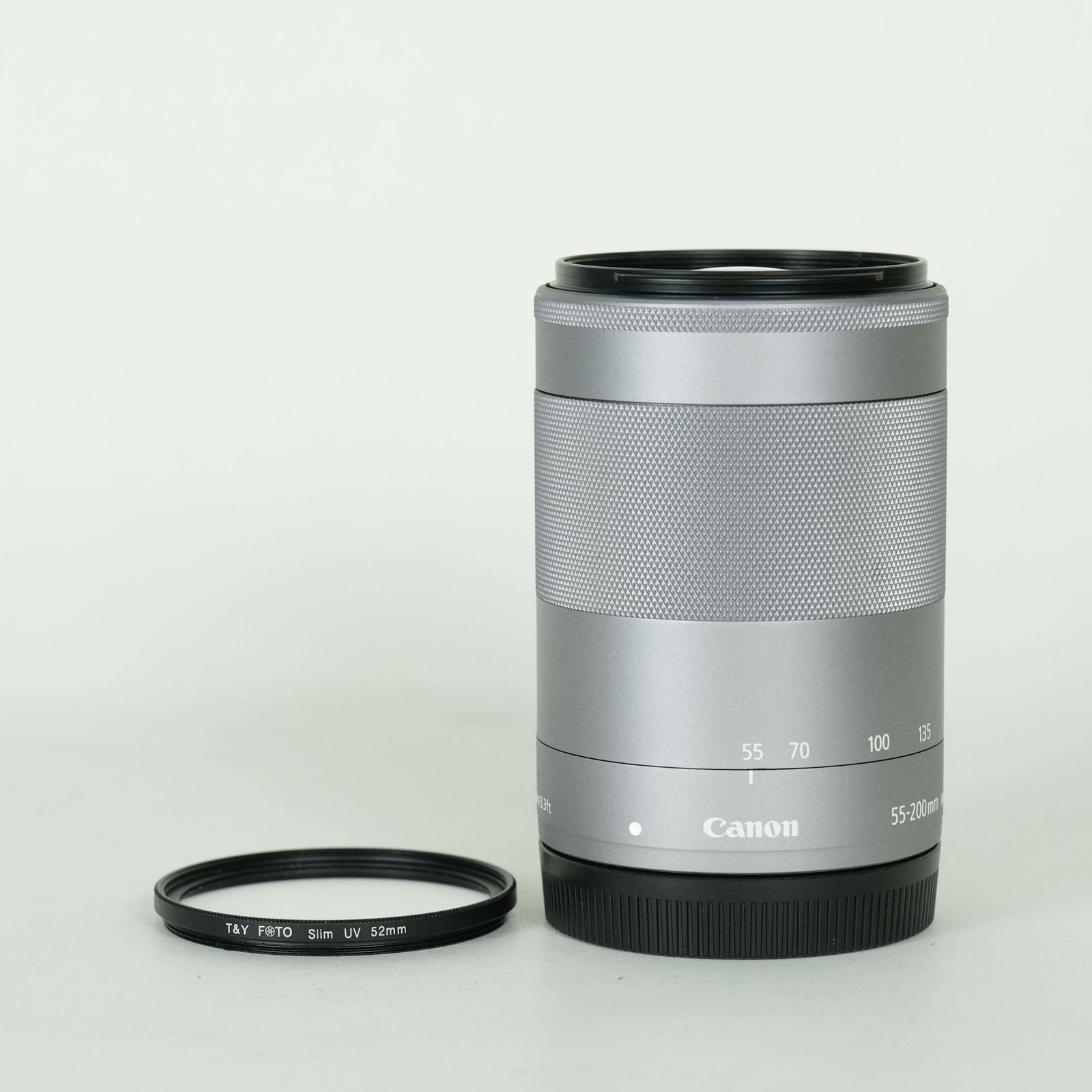 [良品 | フィルター付] Canon EF-M55-200mm F4.5-6.3 IS STM シルバー | Canon EF-Mマウント
