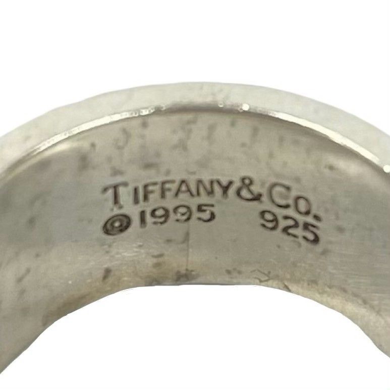 極 美品 TIFFANY&Co. ティファニー ヴィンテージ グルーブド ダブル