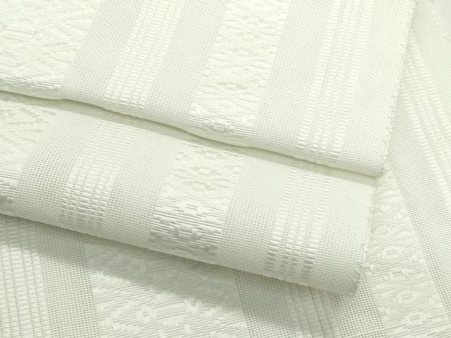 平和屋着物＊夏物　博多織　八寸名古屋帯　紗献上　生成り色　CABJ9076rv名古屋帯