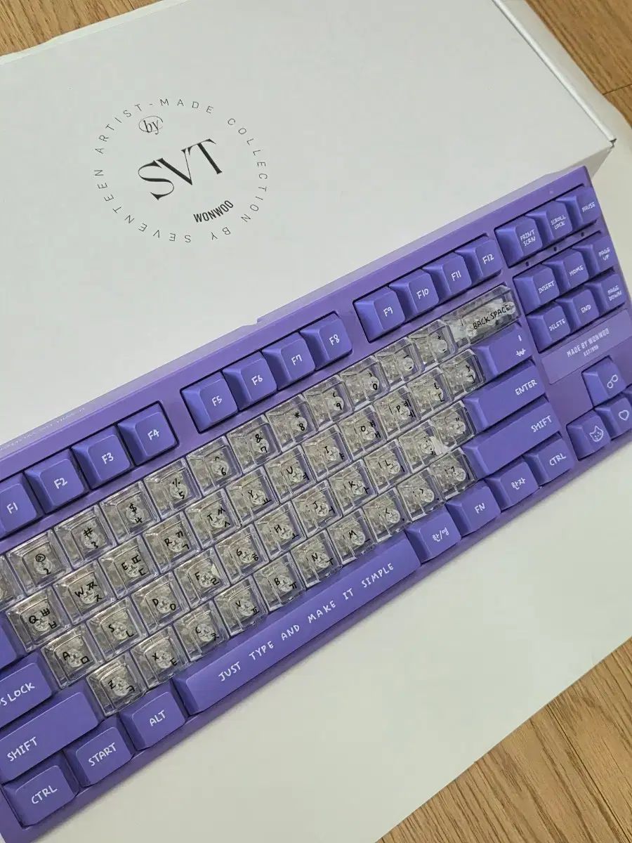 アーティスト メイド SEVENTEEN(セブンティーン・セブチ) ウォヌ(WONWOO) キーボード