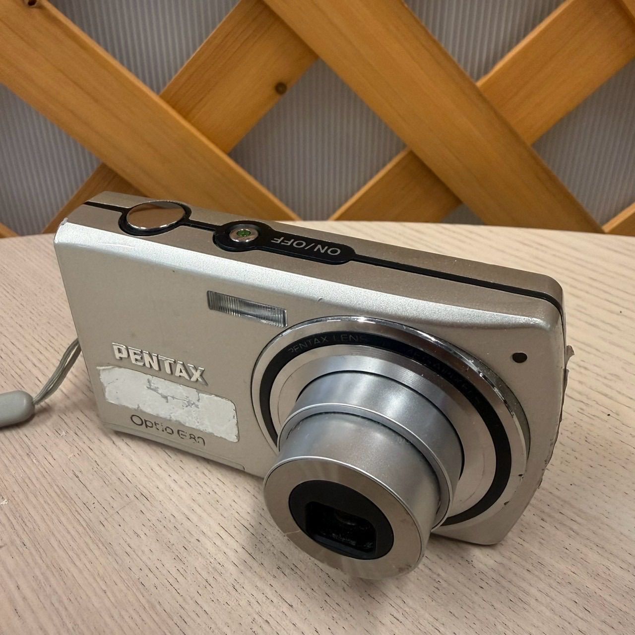 PENTAX ペンタックス Optio E80 コンパクトデジタルカメラ シルバー